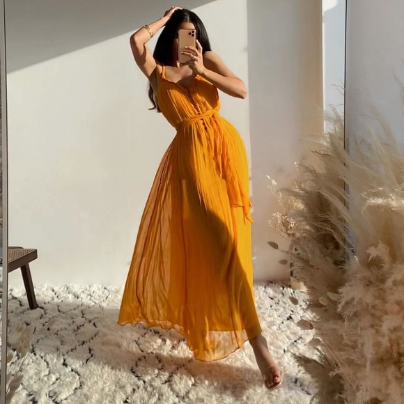 LAST 1 🔥NWT ZARA Limited Edition Slik Blend Dress - Picture 4 of 11